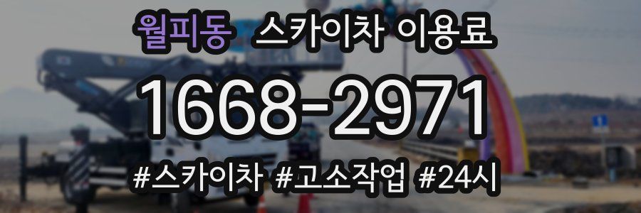 월피동 스카이차 이용료