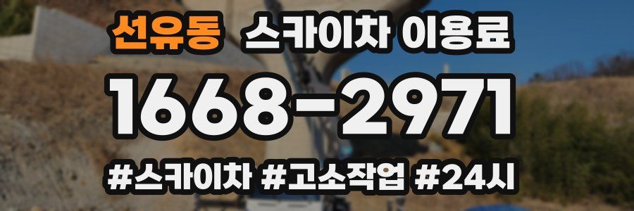 선유동 스카이차 이용료