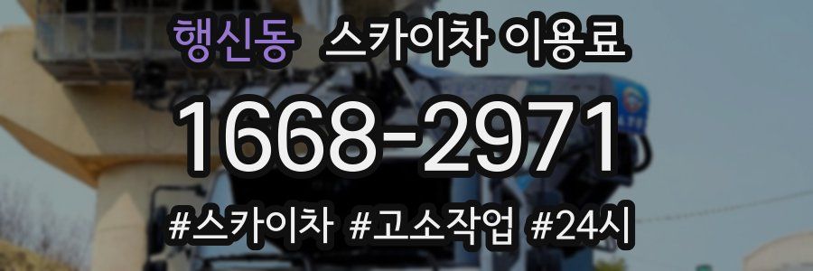 행신동 스카이차 이용료