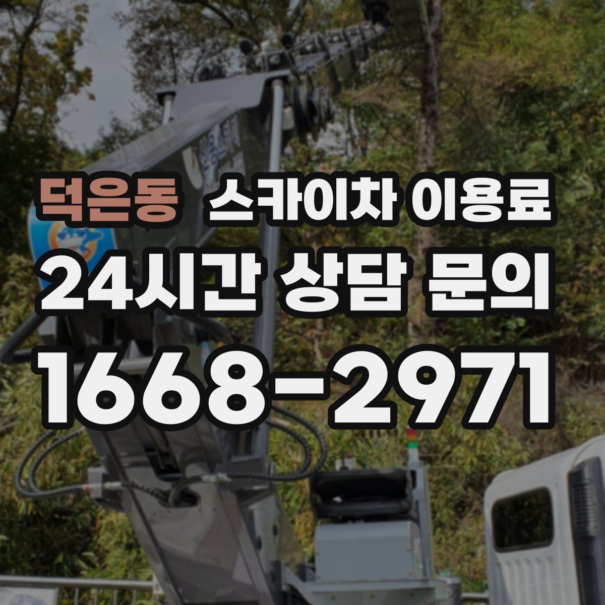덕은동 스카이차 이용료