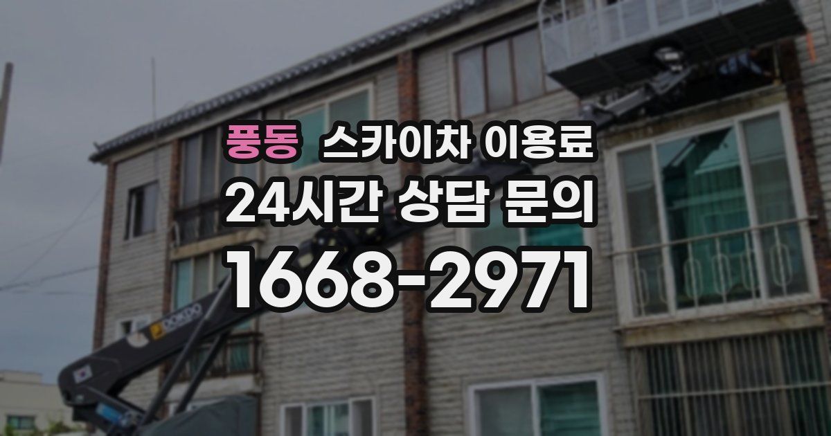 풍동 스카이차 이용료