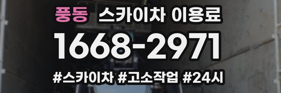풍동 스카이차 이용료