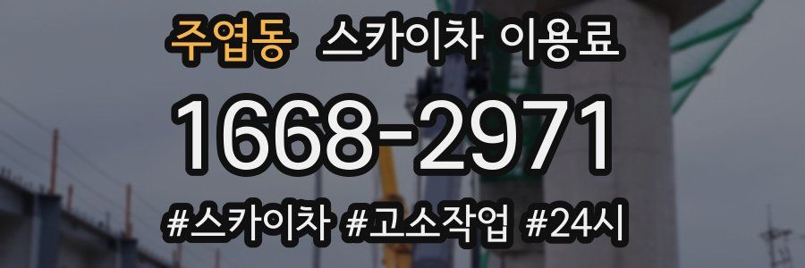주엽동 스카이차 이용료
