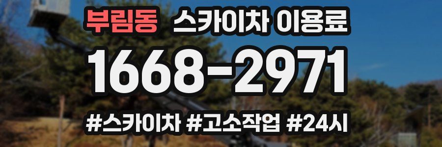 부림동 스카이차 이용료