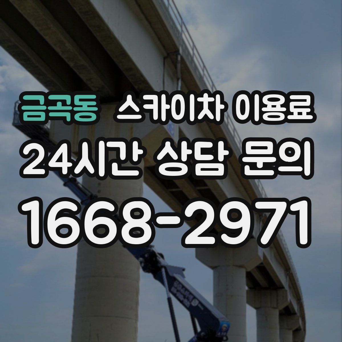 금곡동 스카이차 이용료
