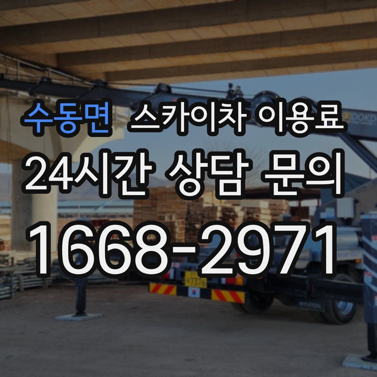 수동면 스카이차 이용료