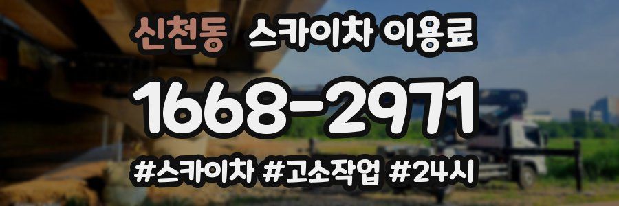 신천동 스카이차 이용료