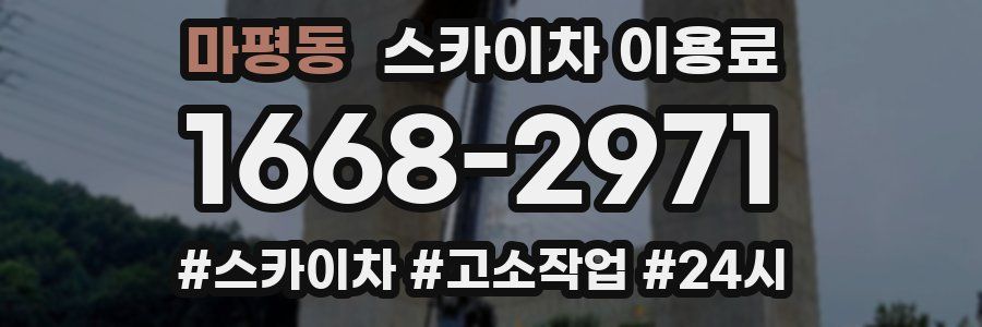 마평동 스카이차 이용료