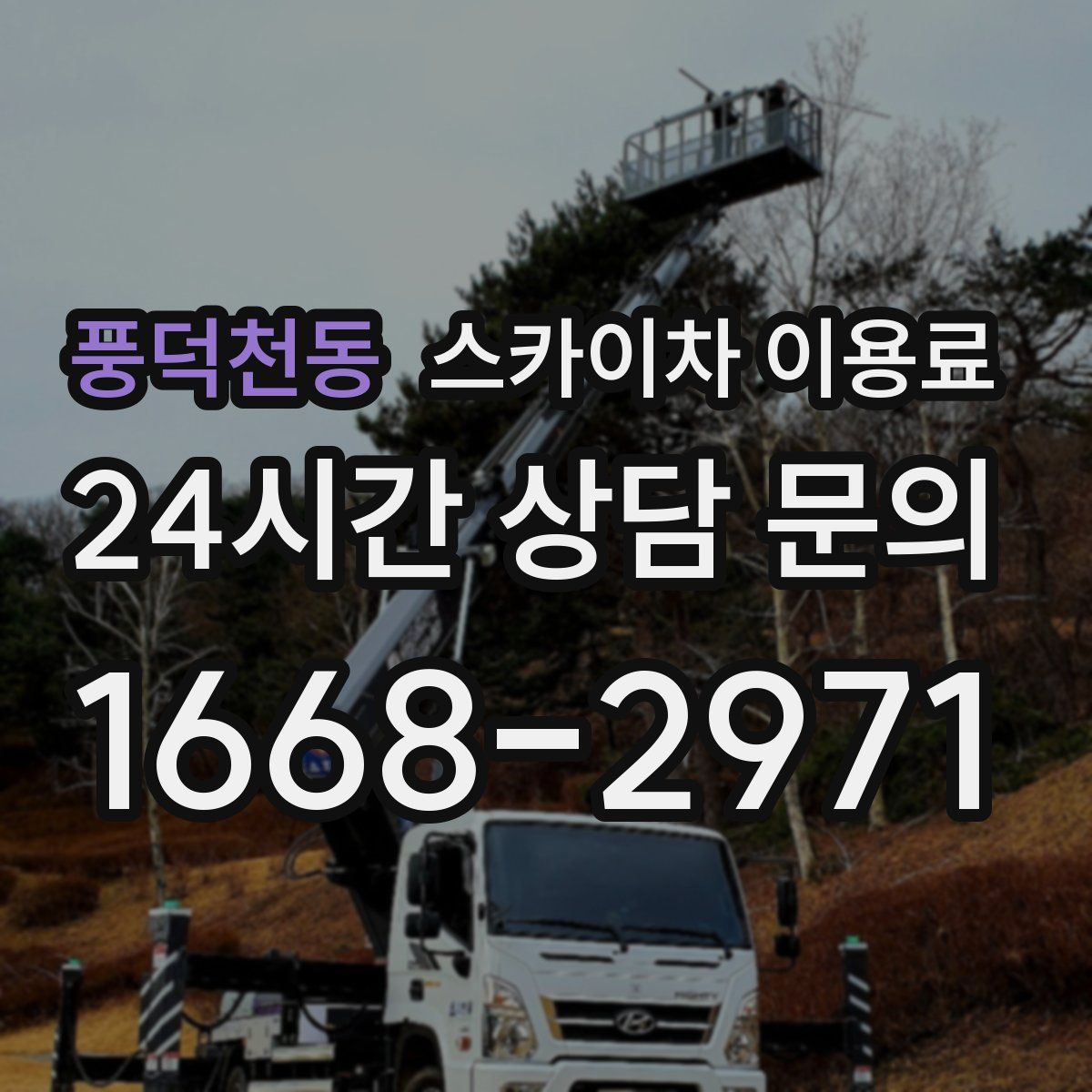 풍덕천동 스카이차 이용료