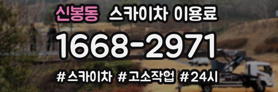 신봉동 스카이차 이용료