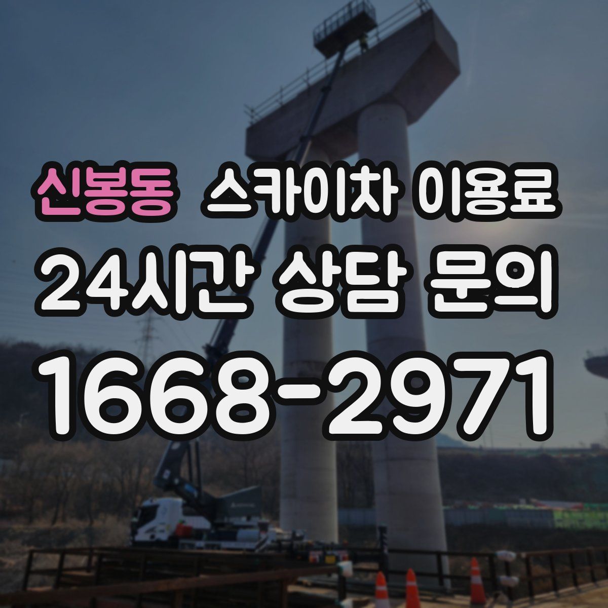 신봉동 스카이차 이용료