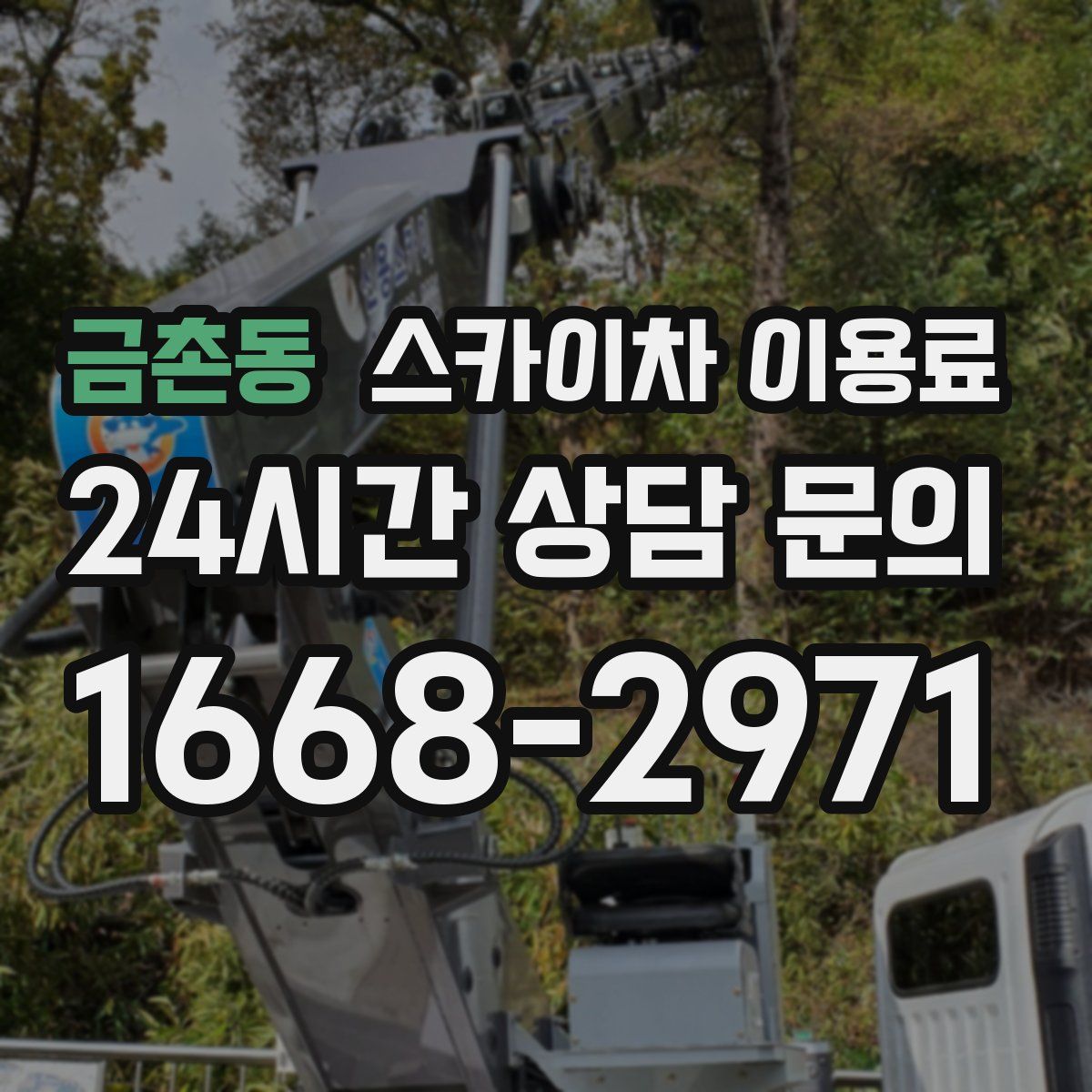 금촌동 스카이차 이용료