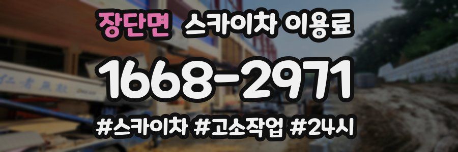 장단면 스카이차 이용료