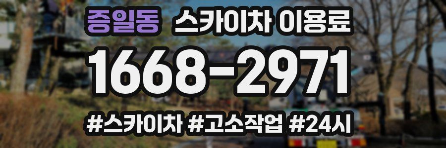 증일동 스카이차 이용료
