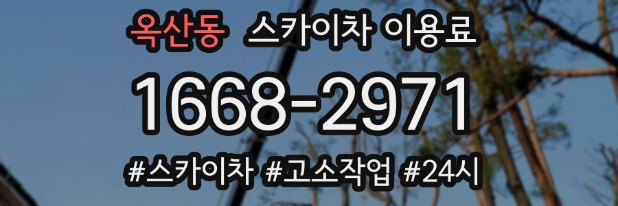 옥산동 스카이차 이용료