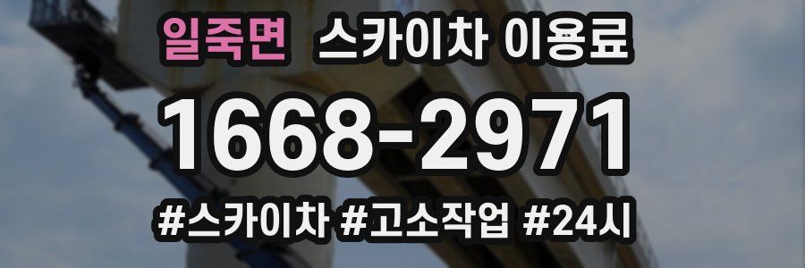 일죽면 스카이차 이용료