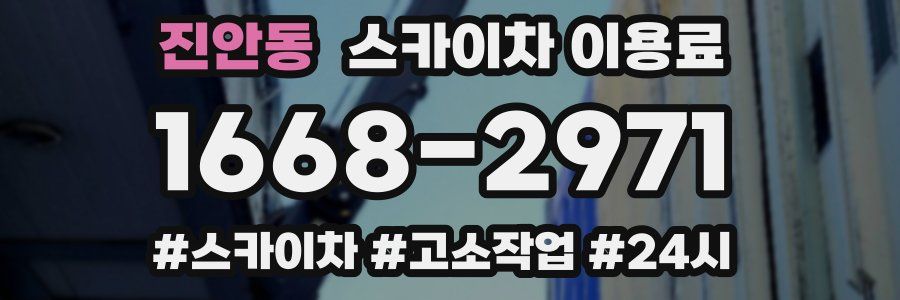 진안동 스카이차 이용료