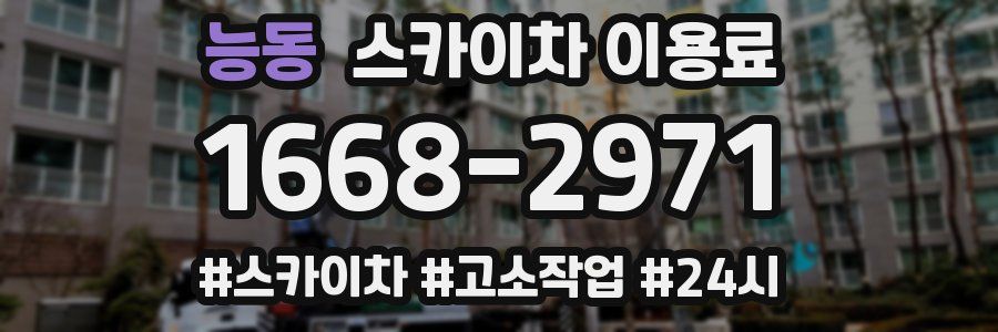 능동 스카이차 이용료