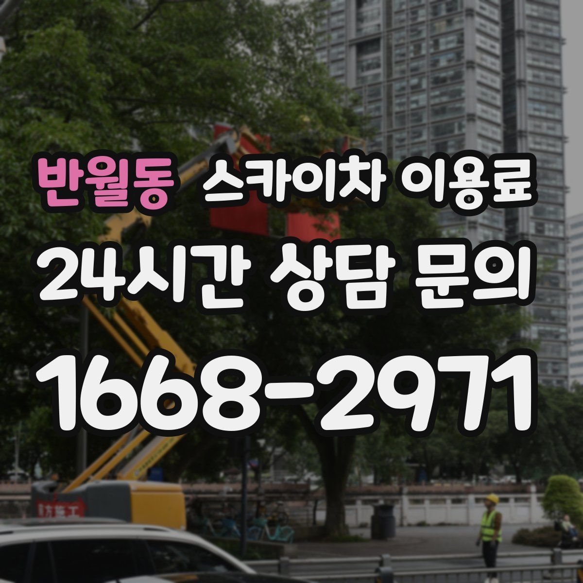반월동 스카이차 이용료