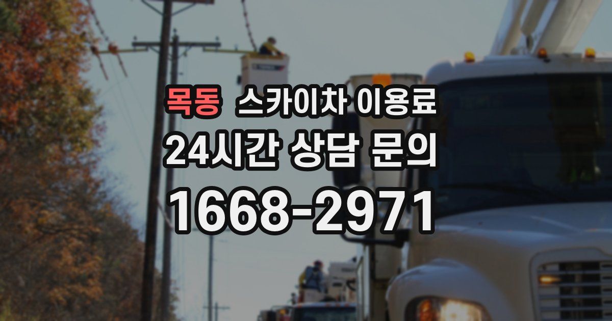 목동 스카이차 이용료