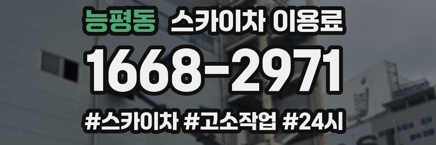 능평동 스카이차 이용료