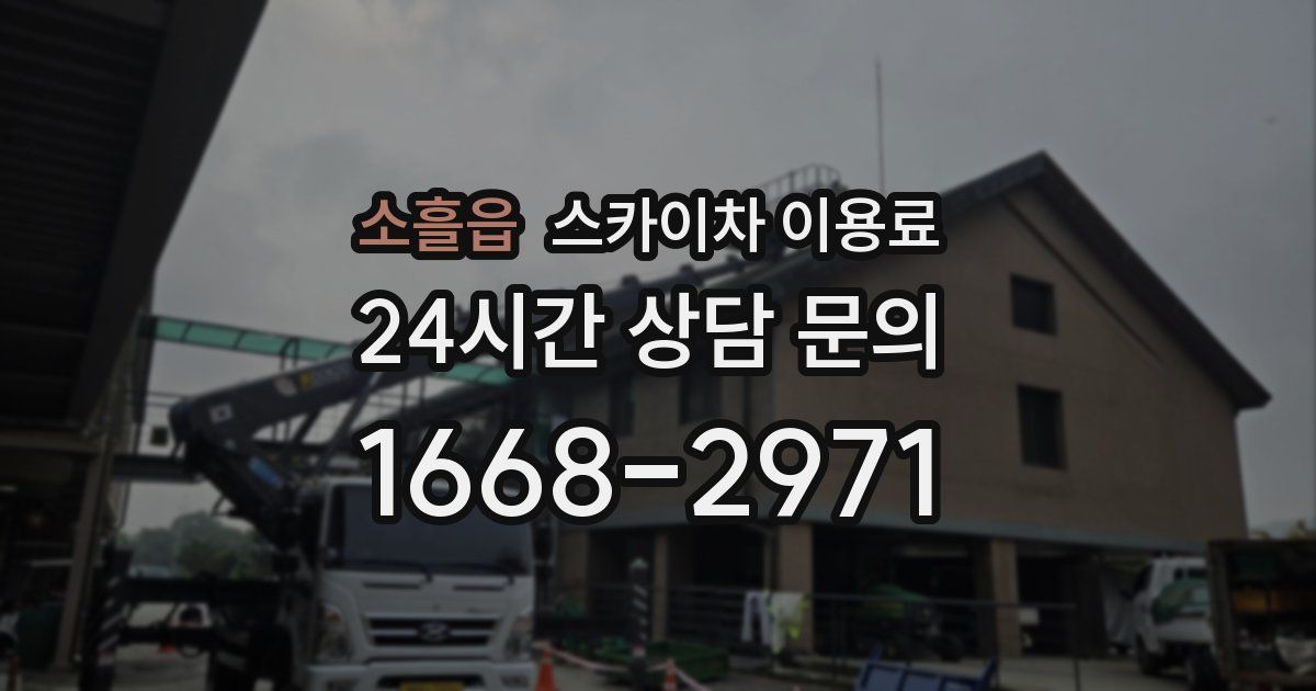 소흘읍 스카이차 이용료