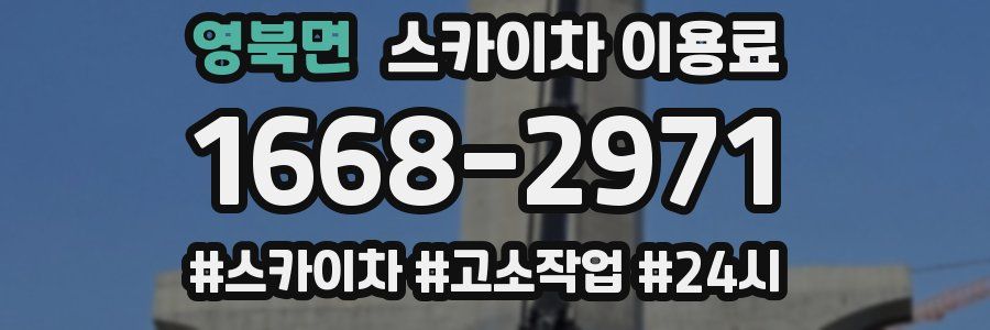 영북면 스카이차 이용료