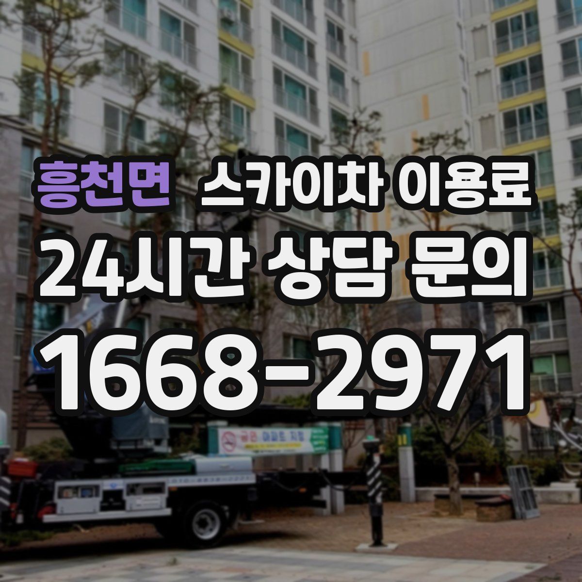 흥천면 스카이차 이용료