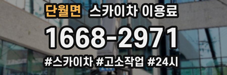 단월면 스카이차 이용료