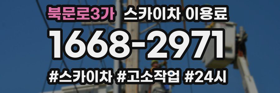 북문로3가 스카이차 이용료