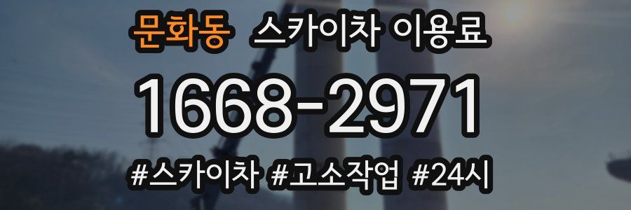 문화동 스카이차 이용료