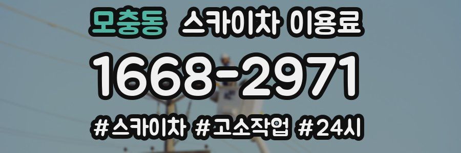 모충동 스카이차 이용료