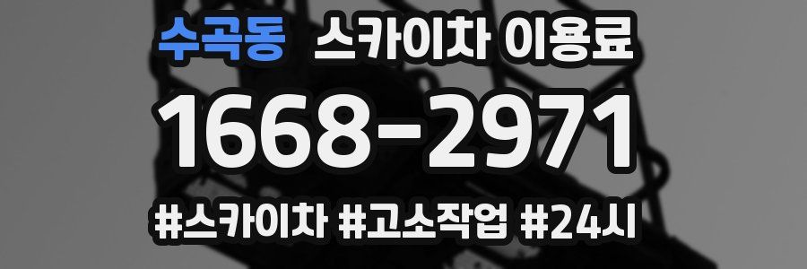 수곡동 스카이차 이용료