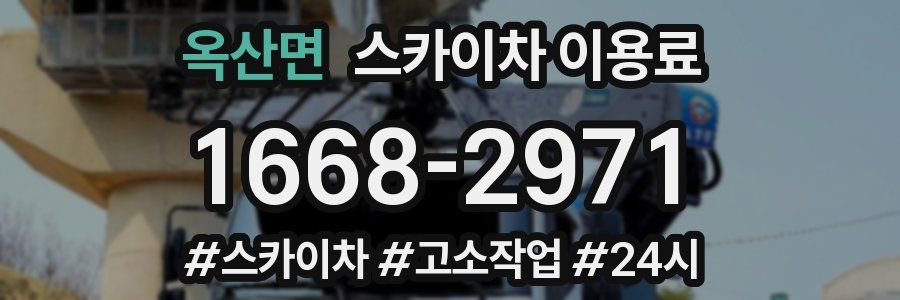 옥산면 스카이차 이용료