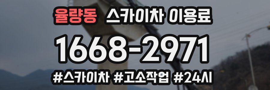 율량동 스카이차 이용료