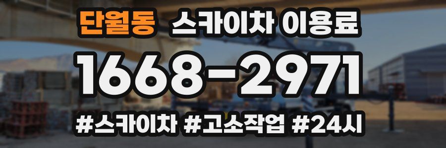 단월동 스카이차 이용료
