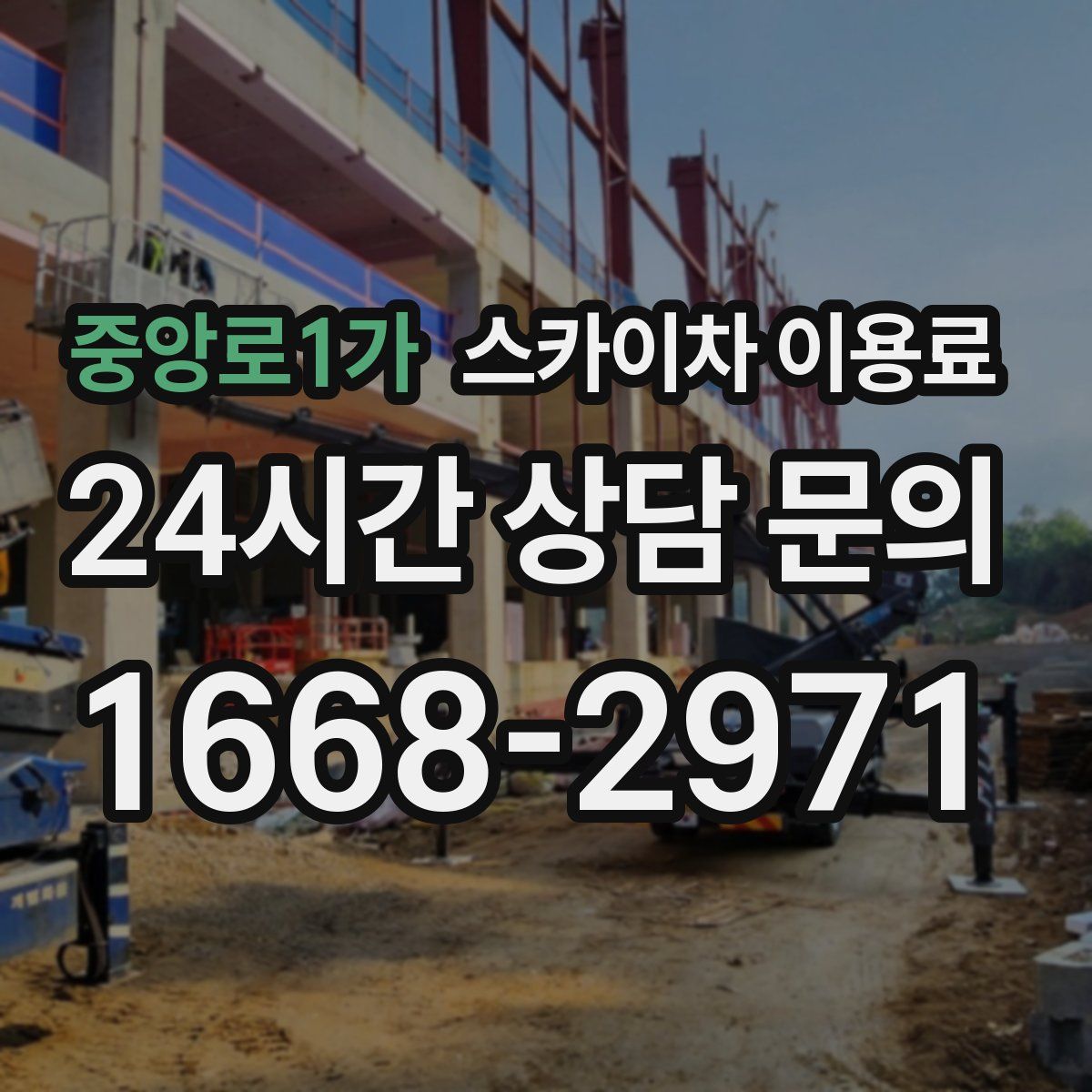 중앙로1가 스카이차 이용료