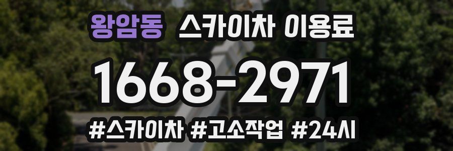 왕암동 스카이차 이용료