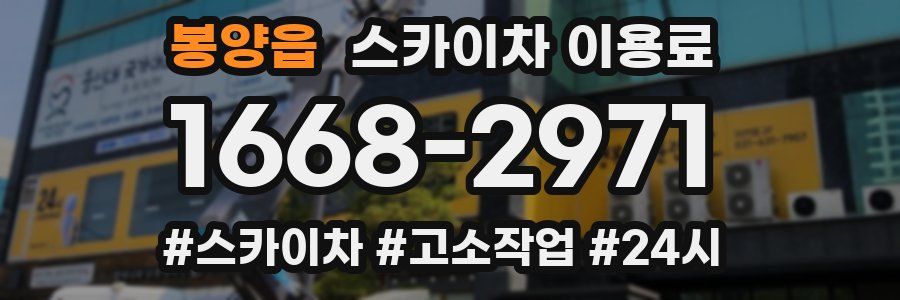 봉양읍 스카이차 이용료