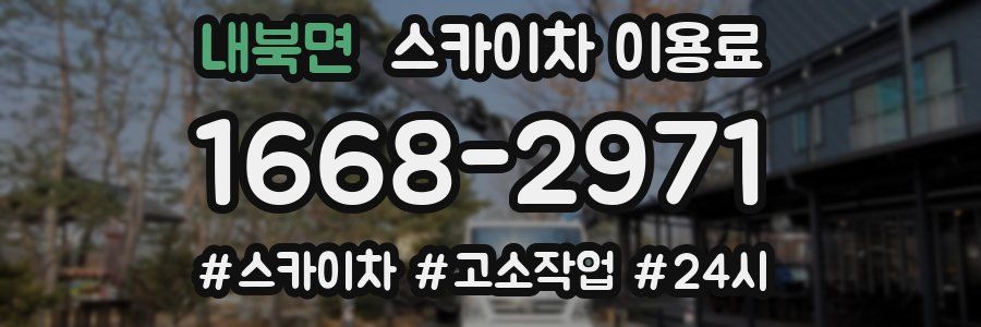 내북면 스카이차 이용료