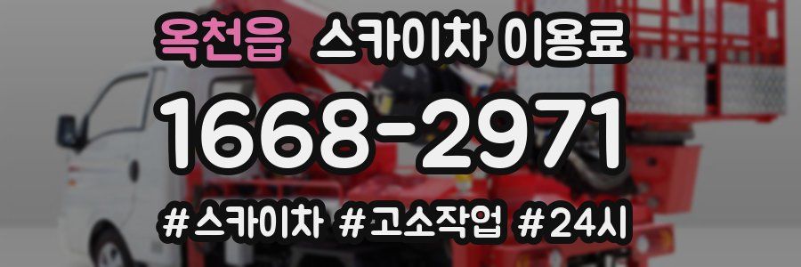 옥천읍 스카이차 이용료