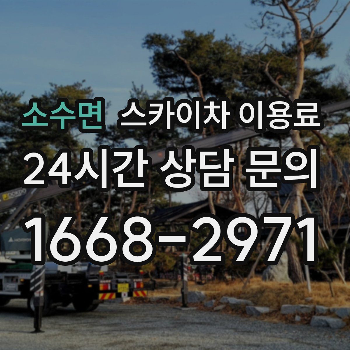 소수면 스카이차 이용료