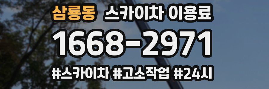 삼룡동 스카이차 이용료