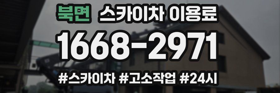 북면 스카이차 이용료