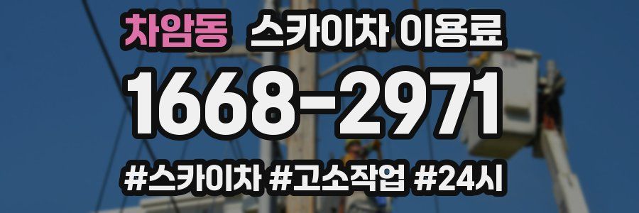 차암동 스카이차 이용료