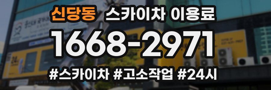 신당동 스카이차 이용료