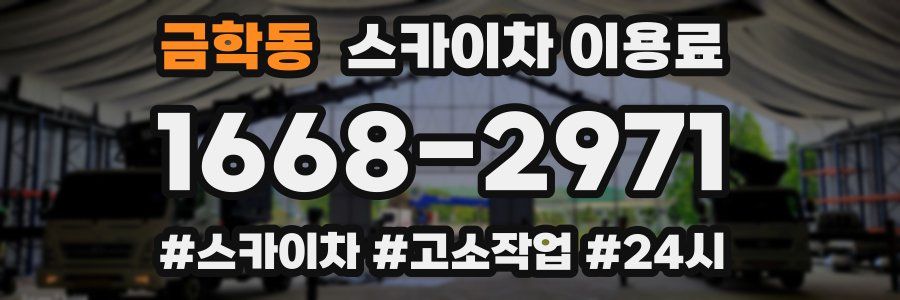 금학동 스카이차 이용료