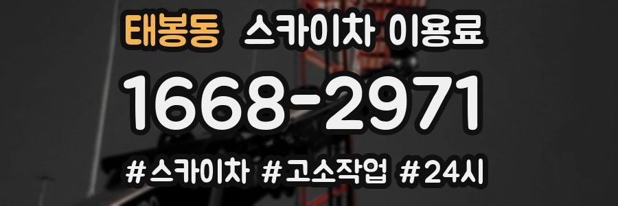 태봉동 스카이차 이용료