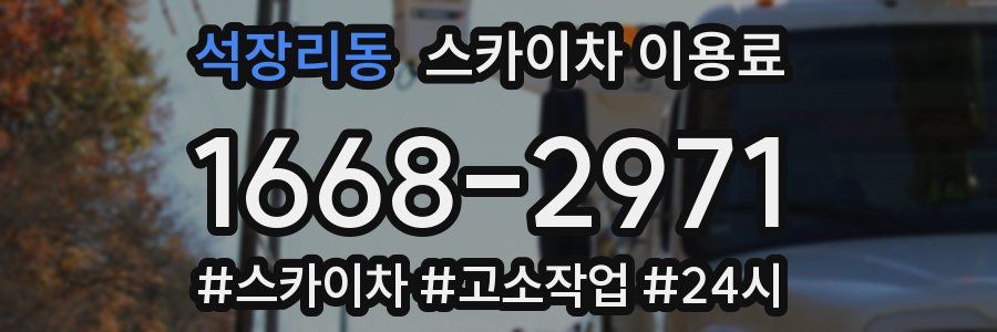 석장리동 스카이차 이용료