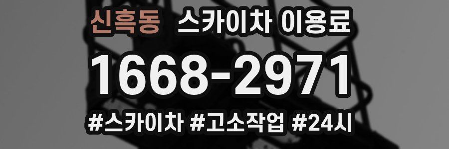 신흑동 스카이차 이용료